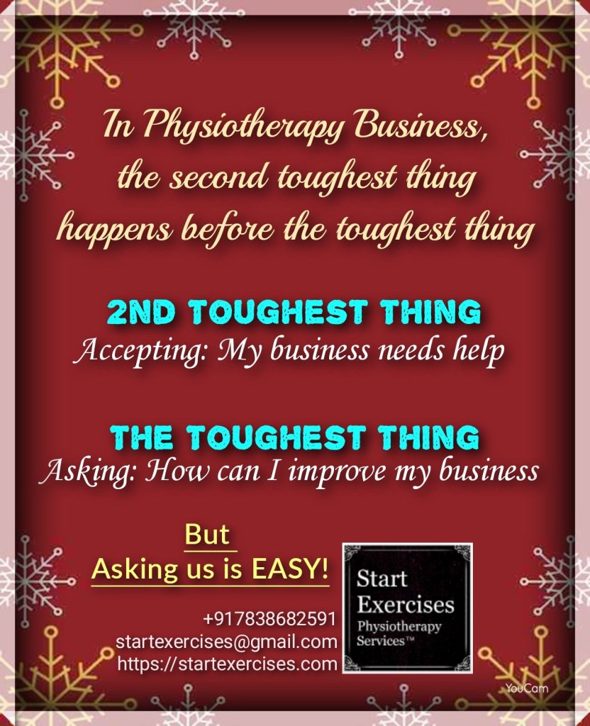 How to improve physiotherapy business in india